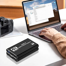 USB 3.0 4K HDMI-Compatible Capture Card Game Capture Card Gaming Capture Card for Streaming Works for PS4/Camera/PC