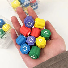 Korean Folk Game Sets Dice Party Game Props Square Circle Triangle Family Stone Catching Game Props Gonggi Jack Set For Kids Toy