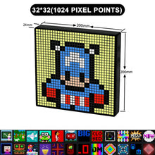 LED Pixel Display 64x64 RGB LED Matrix Panel Programmable Pixel Art Display with Bluetooth APP Control Creative Pixel Screen