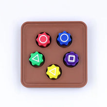 Korean Folk Game Sets Dice Party Game Props Square Circle Triangle Family Stone Catching Game Props Gonggi Jack Set For Kids Toy