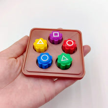 Korean Folk Game Sets Dice Party Game Props Square Circle Triangle Family Stone Catching Game Props Gonggi Jack Set For Kids Toy